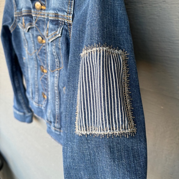 Cat & Jack Girls Medium Jean Jacket - Picture 4 of 9